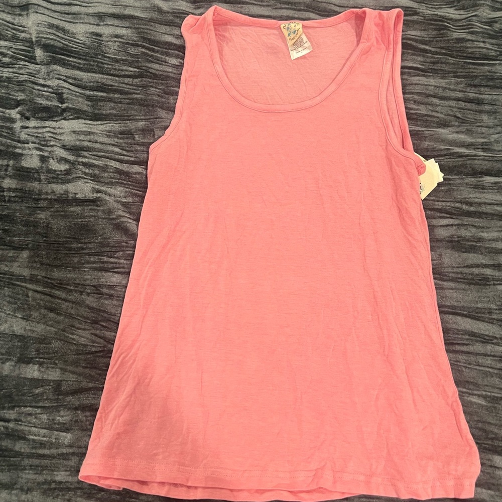 Pink Sleeveless Pj Tank Top Size S by Nite Nite